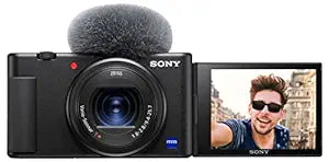 Sony Digital Vlog Camera ZV-1 Only (Compact, Video Eye AF, Flip Screen, in-Built Microphone, 4K Vlogging Camera and Content Creation) - Black - cambuy-lives Sony Digital Vlog Camera ZV-1 Only (Compact, Video Eye AF, Flip Screen, in-Built Microphone, 4K Vlogging Camera and Content Creation) - Black - cambuy-lives